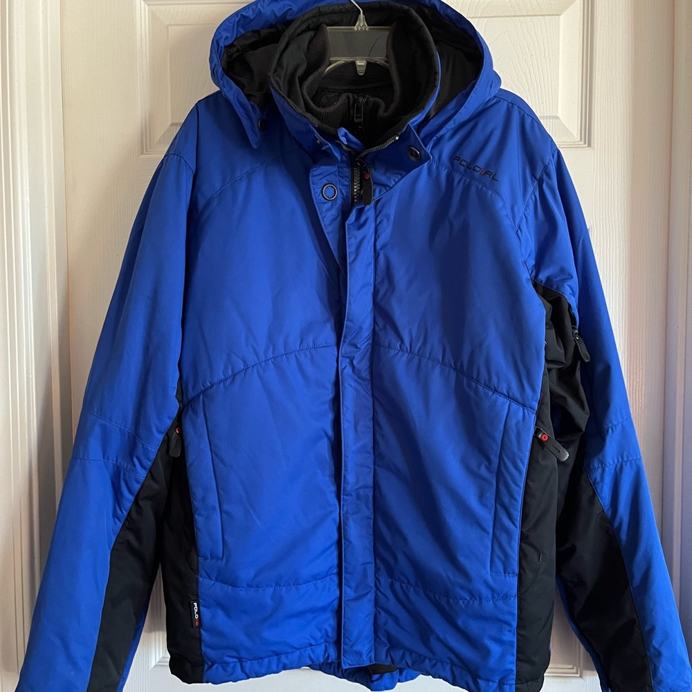 VTG Polo Ralph Lauren Winter Jacket Parka Ski Coat Men’s L Detachable Hood/ Vest